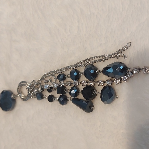 INC gorgeous lariat necklace with matching pierced earrings - Picture 6 of 9